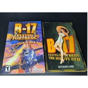 B-17 Flying Fortress The Mighty 8th PC Game‎ Manuals / Books Infogrames 2001